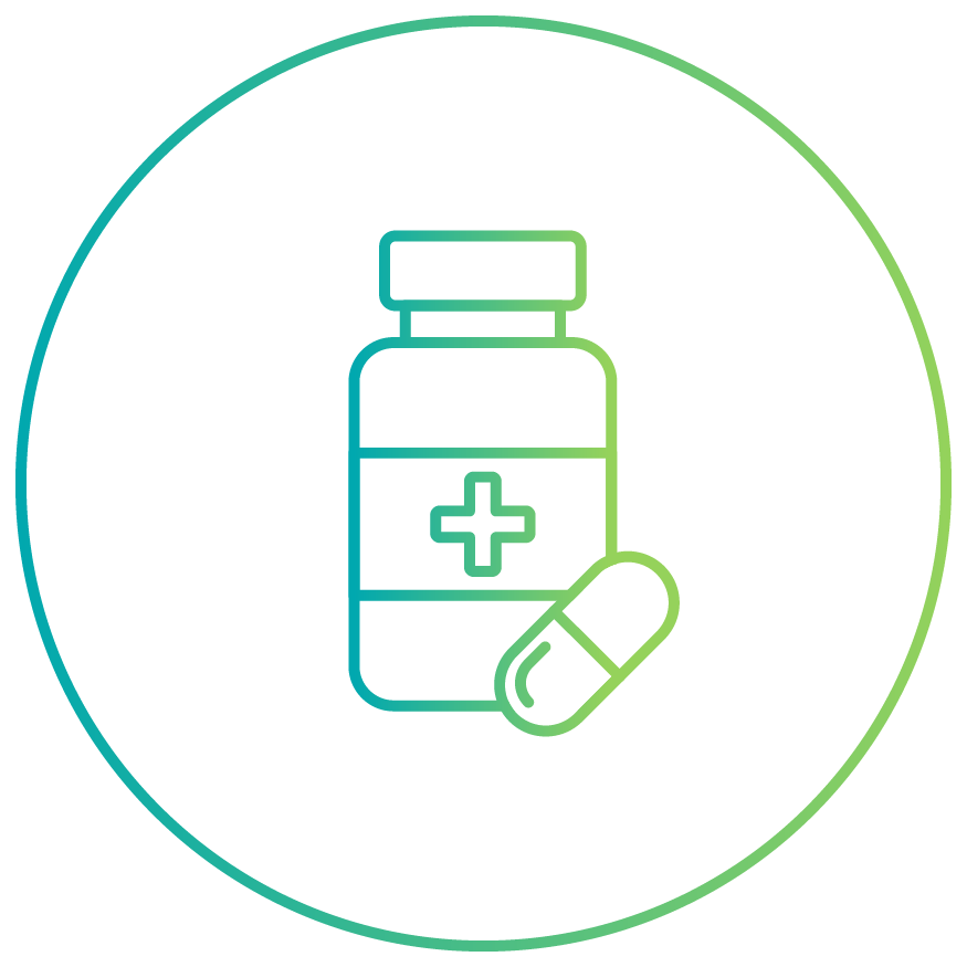 medical waste pharmaceutical waste icon circle